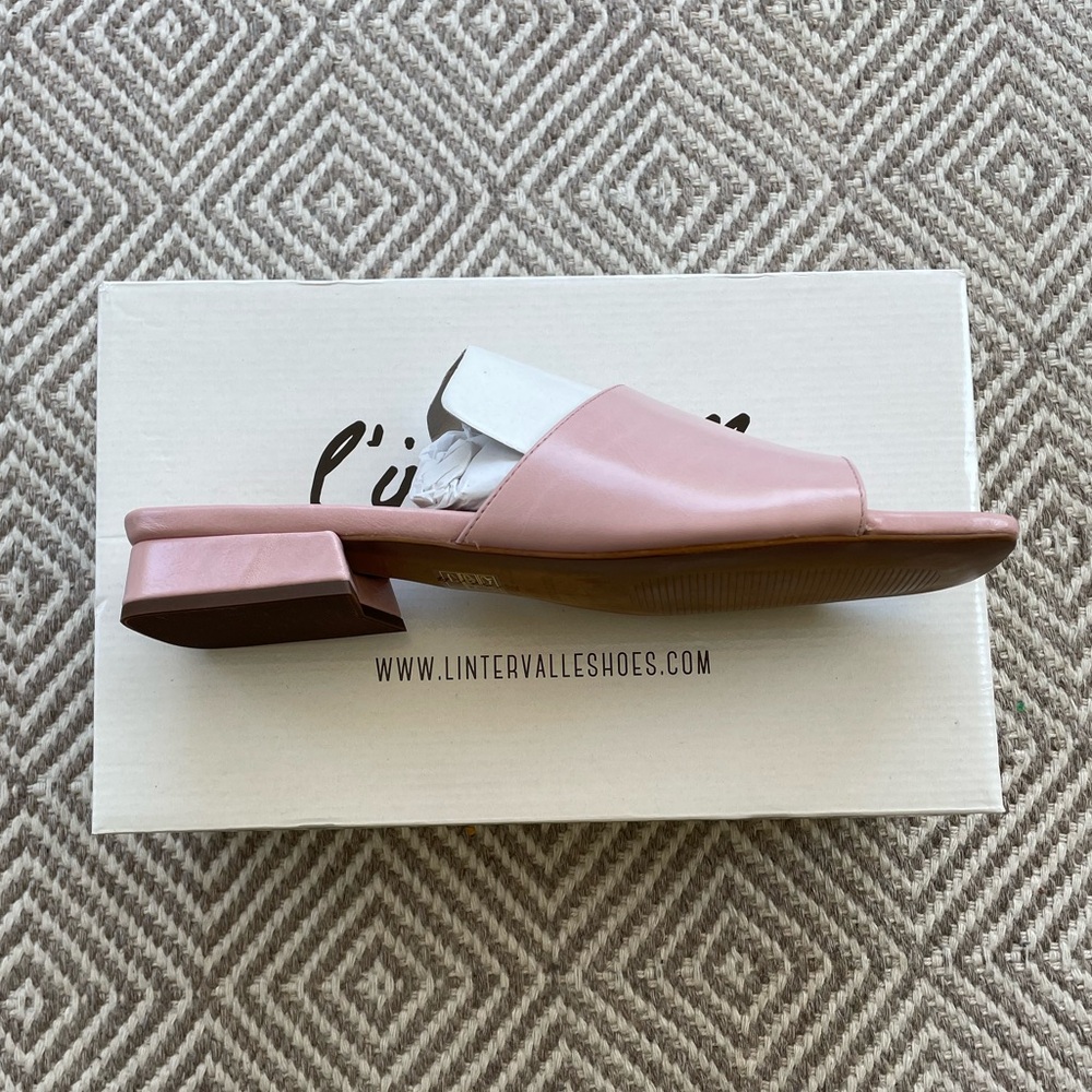 L'INTERVALLE Pink Mules - Picture 1 of 3